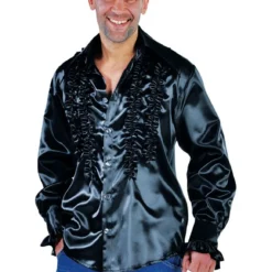 Rouches Blouse Zwart