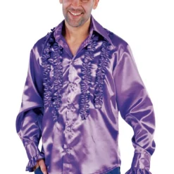 Rouches Blouse Paars