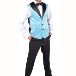 Pailletten Gilletje In Wit, Zwart, Turqoise Of Pink -Keeskonings Winkel 10 21729700016