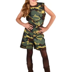 Hotpants En Topje, Camouflage (meisjes)