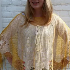 Toppers Poncho Geel/goud -Keeskonings Winkel 11053199 356898087851817 1161230960204375375 n