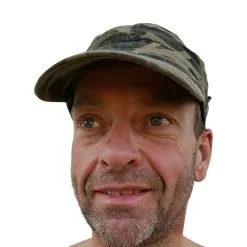 Leger Petje, Stone Washed, Heren