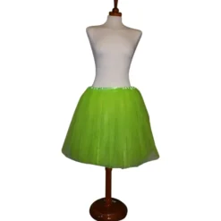 Tule Rokje Neon-groen (petticoat), 50 Cm
