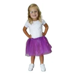 Tule Rokje Paars (petticoat) Met Glitters