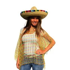 Toppers Poncho Multi De Luxe, Geel