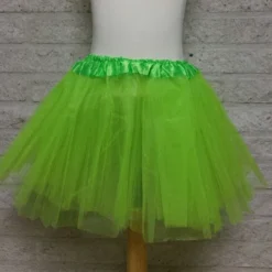 Tule Rokje Neon Groen (petticoat), Volwassen