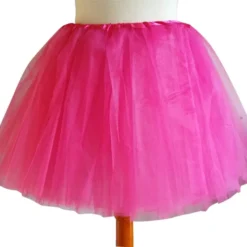 Tule Rokje Fuchsia, (petticoat) Volwassen