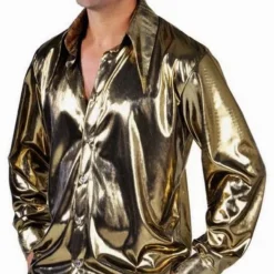 Dico Blouse Folie Metallic Goud