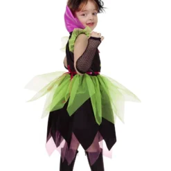 Heksen Jurk, Groen/zwart*