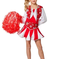 Cheerleader Lux Met Pailletten Rood