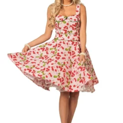 Rock'n Roll Jurk, Kers Met Petticoat