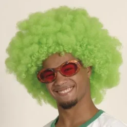 Afro Pruik Groen