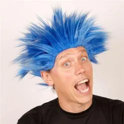 Punk Pruik, Blauw