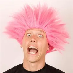 Punk Pruik Pink