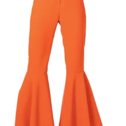 Disco Broek, Beetje Bi-stretch Neon Oranje