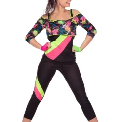 Retro Aerobic Fitness Outfit