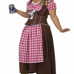 Dirndl Suedine Pink -Keeskonings Winkel 4523c 2 kopie