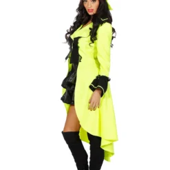 Luxe Jas Neon Geel* -Keeskonings Winkel 4639 a 20
