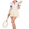 Dames Retro Tennis Outfit