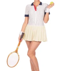 Dames Retro Tennis Outfit