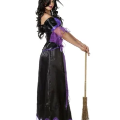 Heks Zelda Paars/zwart*