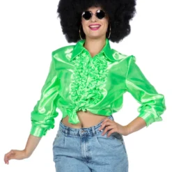 Rouchesblouse, Neon-groen