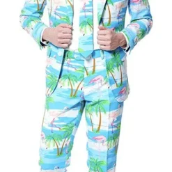 Kostuum Opposuits Flaminguy Met Stropdas