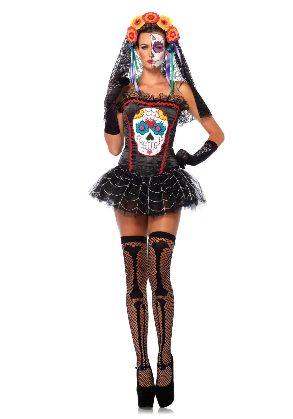 Bustier Sugar Skull 1 Bustier Sugar Skull