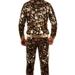 Heren Trainingspak Wiet Zwart/goud