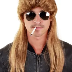 Herenpruik Blond Met Grote Mat