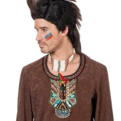 Indiaan Pruik Met Hanenkam*