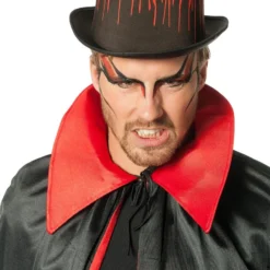 Hoge Hoed Zwart Met Bloed