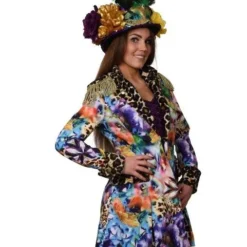 Carnavalsjas, Dames Panter, Bird And Flowers