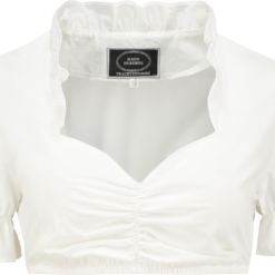 Dirndl Bloes , Ruches Kraag