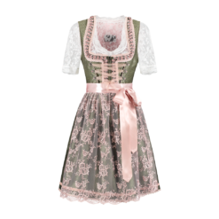 Dirndl, Groen/oudroze. 2 Delig -Keeskonings Winkel h 2960 vorne large