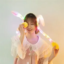 Oorwarmers Bunny Met Led Lichtjes