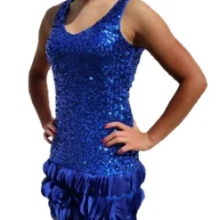 Cocktail, Glitter Pailletten Jurkje In 5 Kleuren -Keeskonings Winkel img 1171