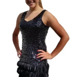 Cocktail, Glitter Pailletten Jurkje In 5 Kleuren -Keeskonings Winkel img 1172