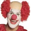 Clowns Pruik Baldy, Rood