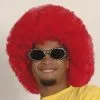 Afro Pruik Rood