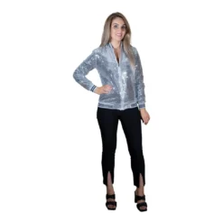 Disco Pailletten Jack, Zilver -Keeskonings Winkel kees koning carnaval 10 09 2020 23 large