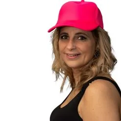 Vissers Hoedje Neon Pink