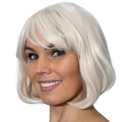 Witte Bob Pruik De Luxe, Verstelbaar -Keeskonings Winkel kees konings carnaval collectie shoot februari 2022 51 large