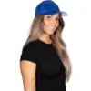 Pailletten Cap Verstelbaar, Kobalt Blauw