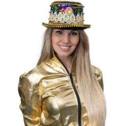 Burningman Hoed De Luxe, Multi-color, Dames -Keeskonings Winkel kees konings carnaval januari 2021 48 large