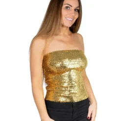 Pailletten Rokje/topje, Goud -Keeskonings Winkel keeskoningscarnaval 21 12 18 37 van 179 large 1