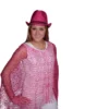 Toppers Poncho Pink