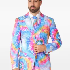 Kostuum Opposuits Mr. Tie Dye Met Stropdas -Keeskonings Winkel osui 0137 mr tie dye studio gb 01