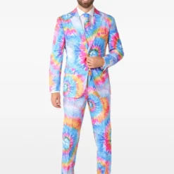 Kostuum Opposuits Mr. Tie Dye Met Stropdas -Keeskonings Winkel osui 0137 mr tie dye studio gb 02