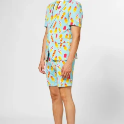 Kostuum Opposuits Summer Cool Cones Met Stropdas -Keeskonings Winkel osum 0014 summer suit cool cones 2 i77bm5vjotmnjene scaled